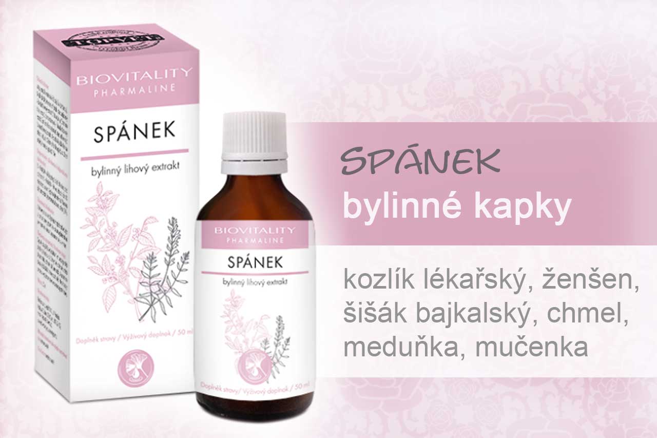 Spánek - bylinné kapky