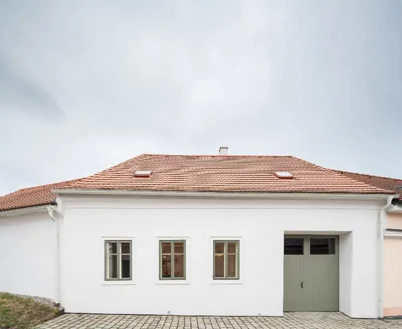 Dům na Kozině, zadní pohled z ulice